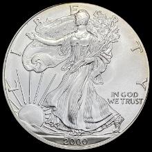 2000 1 oz Silver American Eagle $1 SUPERB GEM BU