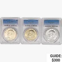 [3] 1972-1974 Eisenhower Dollar PCGS MS67