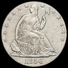 1856 Seated Liberty Half Dollar CHOICE AU