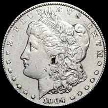 1904 Morgan Silver Dollar NEARLY UNCIRCULATED
