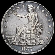 1877-S Silver Trade Dollar NEARLY UNCIRCULATED