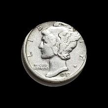 1942 Mercury Dime LIGHTLY CIRCULATED
