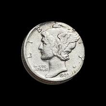 1942 Silver Mercury Dime CLOSELY UNCIRCULATED
