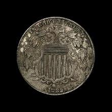 1868 Shield Nickel NEARLY UNCIRCULATED