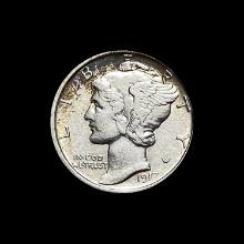 1945 Mercury Dime CLOSELY UNCIRCULATED