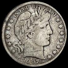 1907 Barber Half Dollar NICELY CIRCULATED
