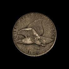 1858 Copper-Nickel Flying Eagle Cent NICELY CIRCULATED