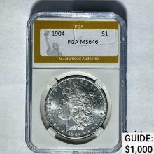 1904 Morgan Dollar PGA MS646