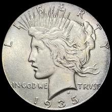 1935 Silver Peace Dollar CHOICE BU