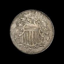 1866 Shield Nickel CLOSELY UNCIRCULATED