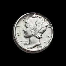 1945 Mercury Dime CLOSELY UNCIRCULATED
