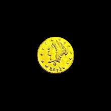 1857-CAL Gold $1 Liberty Head UNCIRCULATED