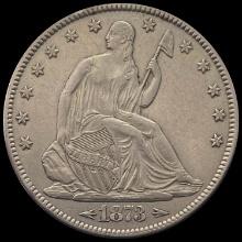 1873 Arrows Seated Liberty Half Dollar UNCIRCULATED