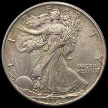 1938 Walking Liberty Half Dollar UNCIRCULATED