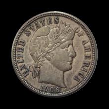 1906 Barber Dime CLOSELY UNCIRCULATED