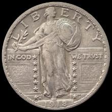 1918 Standing Liberty Quarter CHOICE AU