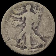 Walking Liberty Half Dollar 1917-S NICELY CIRCULATED