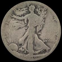 Walking Liberty Half Dollar 1916-S NICELY CIRCULATED
