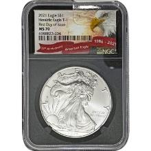 2021 American Eagle $1 NGC MS70