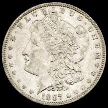 1887 Morgan Silver Dollar CLOSELY UNCIRCULATED CLOSELY UNCIRCULATED