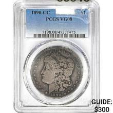 1890-CC Morgan Dollar PCGS VG08