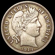 1914 Barber Dime CLOSELY UNCIRCULATED