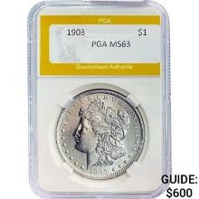 1903 Morgan Silver Dollar PGA MS63