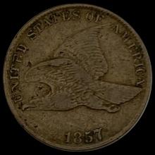 1857 Flying Eagle Cent NICELY CIRCULATED NICELY CIRCULATED