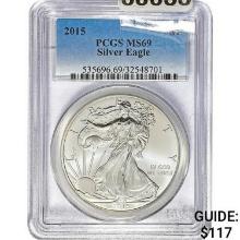 2015 Silver Eagle PCGS MS69