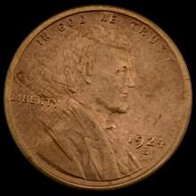 1924-S Lincoln Wheat Cent UNCIRCULATED UNCIRCULATED