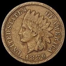 1886 Indian Head Cent LIGHTLY CIRCULATED