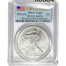 2012-(S) Silver Eagle PCGS MS70