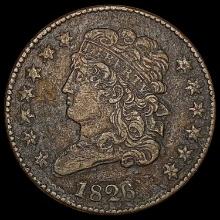 1826 Classic Head Half Cent NICELY CIRCULATED NICELY CIRCULATED