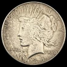 1934 Peace Dollar CLOSELY UNCIRCULATED CLOSELY UNCIRCULATED