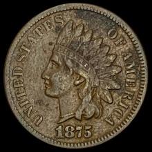 1875 Indian Head Cent LIGHTLY CIRCULATED LIGHTLY CIRCULATED