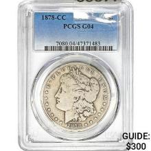 1878-CC Morgan Silver Dollar PCGS G04