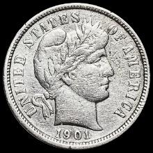 1901-O Barber Dime NEARLY UNCIRCULATED NEARLY UNCIRCULATED