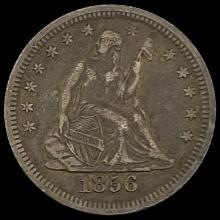 1856 Seated Liberty Quarter LIGHTLY CIRCULATED LIGHTLY CIRCULATED