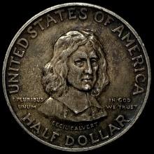 1934 Silver Maryland Tercentenary Half Dollar CHOICE AU