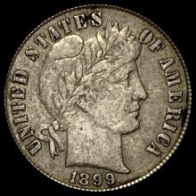 1899 Silver Barber Dime LIGHTLY CIRCULATED