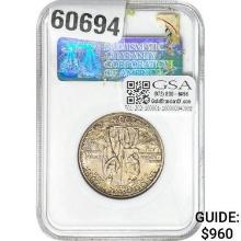 1938-D Boone Half Dollar MS65