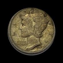 1917 Mercury Dime LIGHTLY CIRCULATED