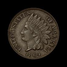 1864 Bronze Indian Head Cent CHOICE AU