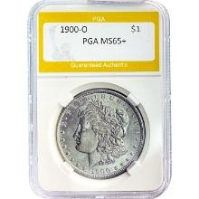 1900-O Morgan Dollar PGA MS65+