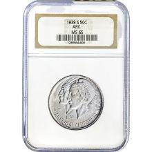1939-S Arkansas Half Dollar NGC MS65