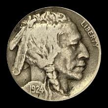 1924 Buffalo Nickel LIGHTLY CIRCULATED