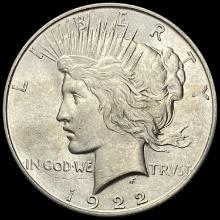 1922 Silver Peace Dollar GEM BU