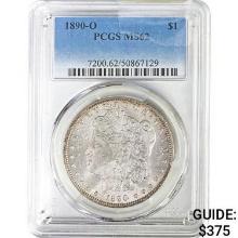 1890-O Morgan Silver Dollar PCGS MS62
