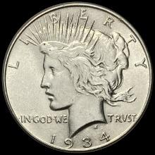1934 Silver Peace Dollar UNCIRCULATED