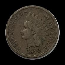 1870 Indian Head Cent NICELY CIRCULATED